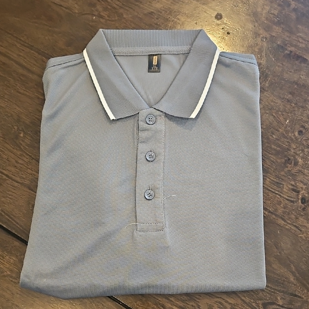 Men's Dark Gray Polo Shirt